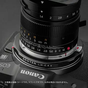 SHOTEN adaptér objektívu II pre Leica LM Zeiss M VM mount objektív Canon EOS R RP fotoaparát EOSR5 EOSR6