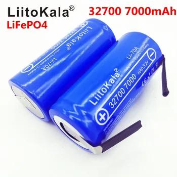 LiitoKala Lii-70A 32700 lifepo4 3.2 v 7000mah 33A 55A zvaru pásy pre skrutkovač batérie, elektrický bicykel powered+Nikel listov