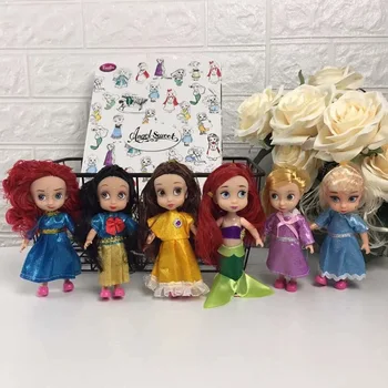 Disney Mrazené Anna Elsa bábika Snehová Kráľovná Anna Elsa Princezná bábiky hračky plyšové hračky detské hračky narodeniny Vianočný darček