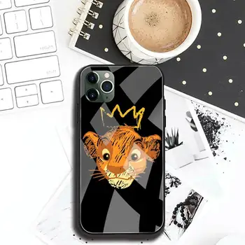 Hakuna Matata Lion King Simba Telefón Prípade Tvrdeného Skla Pre iPhone 12 11 Pro Max Mini XR XS MAX 8 X 7 6 6 Plus SE 2020 kryt