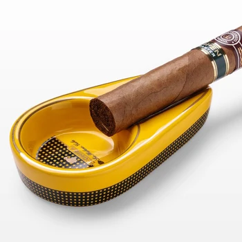 Cigary Keramický Popolník Jednu Cigaru Držiteľ Popola Slot Tabak, fajčenie Cigariet Popola zásobník pre COHIBA darček Prenosné auto Príslušenstvo