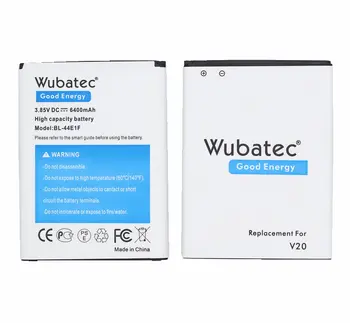 Wubatec 1x 6400mAh BL-44E1F Rozšírená Batéria + Zadný Kryt Pre LG V20 Stylo 3 H990 F800 VS995 US996 LS995 LS997 H990DS H910 H918