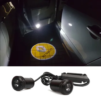 2x Auto LED Dvere, Logo Projektor Svetlo Na Renault duster megane 2 3 4 clio zachytiť logan 1 2 pôsobeniu 2011 kadjar 2017 2018 2019