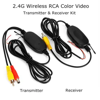 2.4 G Bezdrôtové Farebné Video Vysielač & Prijímač Pre Auto Zadné Zálohy Pohľad Kamery