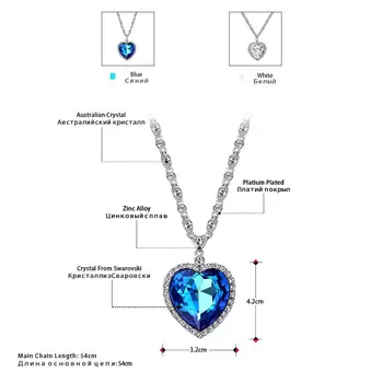 Neoglory Srdce Láska Maxi Boho Choker Náhrdelníky&Prívesky pre Ženy Módne Šperky 2020 Ozdobené Kryštálmi z Rakúska