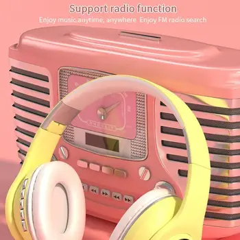 Bezdrôtová Bluetooth Slúchadlá Hifi Stereo Hudobné Slúchadlá Šumu Slúchadlá Podporovať Radio Head-Montáž Headset pre Roztomilý Dievča
