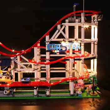 Led Svetla Kit Pre 10261 lego Creator Roller Coaster Hračky, Stavebné Bloky, Model Nastaviť Osvetlenie