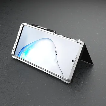 R-STAČÍ Iron Man Shockproof Držiak Kryt Samsung Galaxy Note 10 10Plus Ocele Flip puzdro pre samsung Galaxy Note10 Plus Shell Capa Fundas