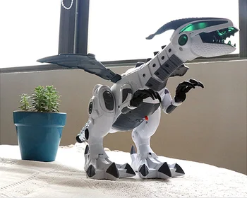 Veľké Sprej Mechanické Dinosaurov S Krídlo Cartoon Deti Hračky Elektronické Chôdza Animal Model Dinosaurio juguete Robot Pterosaurs