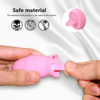 USB Jazyk Vibrátor Pre Ženy, Orálny Sex Klitorisu Lízanie G mieste Stimulátor Sexuálne Hračky pre Ženy, 12 Rýchlostí Vibračné Vajíčko Masturbator