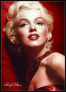 Výšivky Počíta Cross Stitch Súpravy na Vyšívanie - Remeslá 14 ct DMC Farba DIY Arts Ručné Decor - Marilyn Monroe