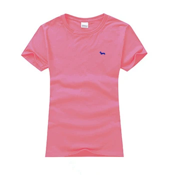 Tee Tričko 11 Farbou Basic Tričko Ženy Príležitostné O-krku Harmont Letné Top kórejský Lumbálna Biele Tričko S-XL