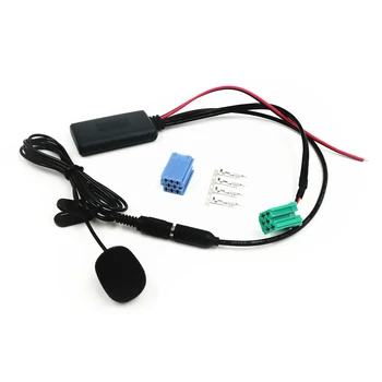 Biurlink Pre Renault Aktualizácia Zoznamu Rádiové Zariadenia Bluetooth 5.0 Audio Kábel Mikrofón Handsfree Adaptér MINI ISO 6Pin Konektor
