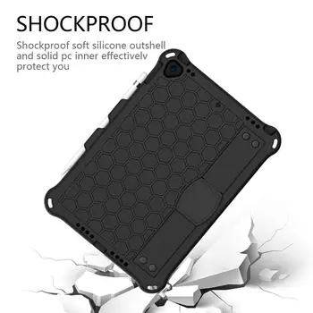 Deti puzdro Pre iPad Ari 2019/Vzduch 3/Pro 10.5 2019 EVA Shockproof honeycomb Stojan Tabletu Kryt S perom slot Pre iPad Pro 10.5 Prípade
