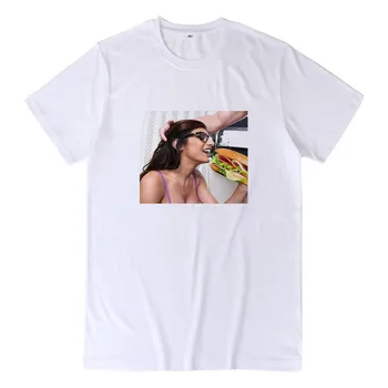 Mia Khalifa akčný film star Zábavné Mens Vtip T-Shirt Darček k Narodeninám Čaj Vysokej Kvality Tee Letné Tričko Krátky Rukáv Bežné tričko