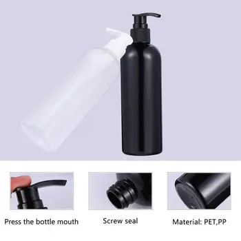 4PCs Skladovanie Fliaš Pohodlné Tvorivé Odolné Čerpadlo Fľaša na Mlieko Dávkovač pre Kúpeľňa