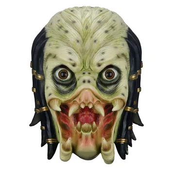 Film Predator Cosplay Maska Latexová Prilba Rekvizity Antény Horor Plnú Hlavu Halloween Dary, Hračky, Cosplay Party Maska