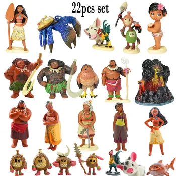 11pcs/set Disney Princezná Akčné Figúrky, Hračky Rapunzel Snehu Popoluška Biely Sneh Víla Rapunzel Bábika Dekorácie Deti Darček