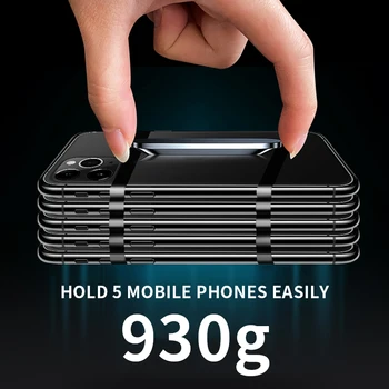 Ellietech Magnetické Kovového Držiaka Telefónu, Mini Magnetické Auto HolderUniversal Mobilný Telefón Holde na iPhone 12 8 Pro Samsung Xiao