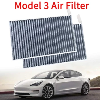 Kabína vzduchový Filter Pack 2 S Dvojitým Účinkom Aktivuje pre Tesla Model 3 Uhlíka, klimatizácia, Náhradné Čerstvý Vietor v Kabíne Vzduchu