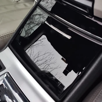 Pre obdobie 2005-2008 Chrysler 300c Interiérom Dekoratívne Doplnky Nastavenie palubnej doske Auta Piano Black Silver Dreva Uhlíkových Vlákien