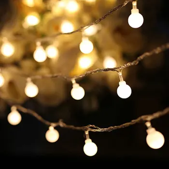 3M Cherry Loptu LED Reťazec Svetlá Batérie USB Vonkajšie Lampy Garland Vianoce, Svadby, Vianočné Ozdoby Noel Navidad Kerst Dekorácie