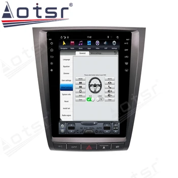 AOTSR Android 9.0 Tesla štýl PX6 DSP Auta GPS Navigácie Pre Lexus GS GS300 GS460 GS450 GS350 2004-2011 Fast boot, carplay