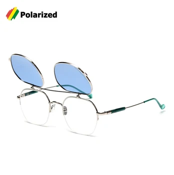 JackJad 2020 Módne Polarizované SteamPunk Štýl Flip Up Slnečné Okuliare Kovové Drapákové Dizajn Značky Slnečné Okuliare Oculos De Sol S32010