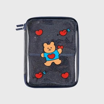 IPad pro Skladovanie taška 2020 nový roztomilý medveď fashion dievčatá 7.9 9.7 10.5 palcový Transparentný air2/3/4 iPad 5. 6. 7. tabliet taška