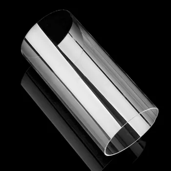 1pc 200 mm Dĺžka priehľadný Akrylový Plexisklo Lucite Trubica 100 mm OD 95 mm ID Priemer Akryl Rúry Pre Ekologické Produkty Lampy Budovy