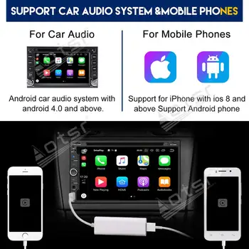 AOTSR Apple CarPlay Dongle pre Android Navigačný Prehrávač Mini USB Carplay Stick s Android Auto