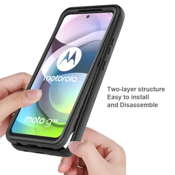 Pre Motorola Moto G 5G Plus Crystal Prípade 360 Plnú Ochranu Tela Nárazník Zadný Panel Capa pre Motorola G 5G Prípade Shockproof Kryt