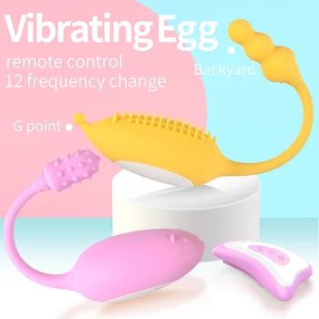 Nové Bezdrôtové Diaľkové Ovládanie Nositeľné Skok vajcia vibrátor pre ženy, G Mieste Klitoris Stimulátor Vibrátor Dospelých sexuálnu Hračku pre pár