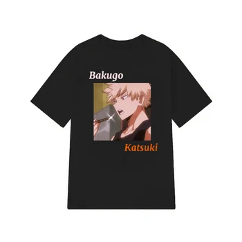 Anime T-shirts ženy krátky rukáv Bakugo Katsuki Karikatúra tlače lete tees Japonský harajuku streetwear topy dropshipping