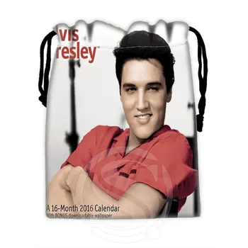 Nové Vlastné Elvis Presley Šnúrkou Tašky Vlastné Skladovanie Tašky Skladovanie Vytlačené Prijímať veľkosť Vrecka 18X22cm Kompresie Typ Tašky