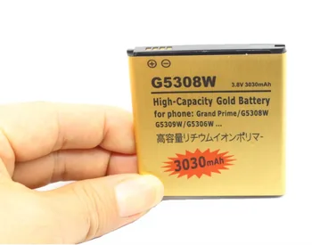 1x 3030mAh Nahradenie Zlato Batéria Pre Samsung Galaxy Grand Prime G530F G531F G530H G5308W J5 () J500F On5 j3 (2016) J320