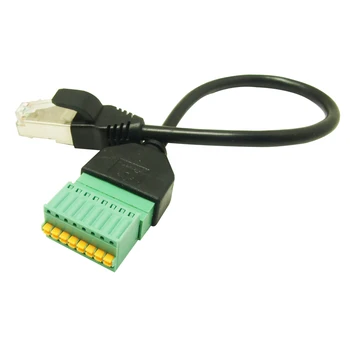 10pcs svorkovnica Single-port, sieťové elektroinštalačné krabice RJ45 sieťový kábel spojovacej skrinke 8P8C Ploche box Distribútorov RJ45 CONNECTER