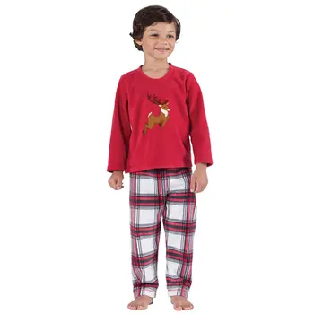 Vianočné pyžamo nastaviť Rodiny pozrite Zodpovedajúce oblečenie oblečenie nastaviť Vianoce PJs Nastavenie Strany Sleepwear Odev Topy a Nohavice, oblečenie pre voľný čas