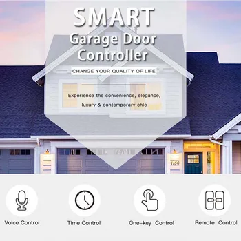 Smart Wifi, Garážové brány Radič Hlas, Diaľkové Ovládanie, Kompatibilné s Alexa Reproduktory Tuya Inteligentný Život APLIKÁCIE Smart Home Diaľkové