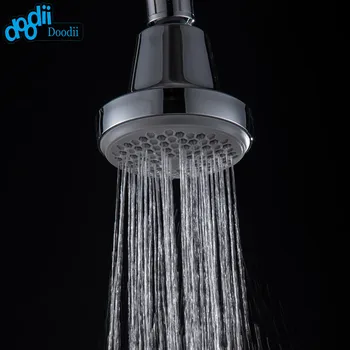 Doodii Moderné ABS Úsporu Vody, Kúpeľňa so sprchovým Kútom Hlavu kúpeľňové Doplnky Režijné Sprcha Plastové Zrážok Kolo Chrome Prevedenie