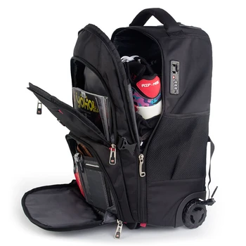 Multifunkčné Mužov Batoh Vozíka Koľajových Bagpack Anti-zlodej Batožiny Business Travel Notebook Batoh s Kolieskami Školské tašky