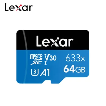 Pôvodné Lexar 128 GB Micro SD Karta 256 GB Pamäťovú Kartu 64GB Vysokej Rýchlosti Až Max 95M/s 512G Class10 633x TF Flash Karty