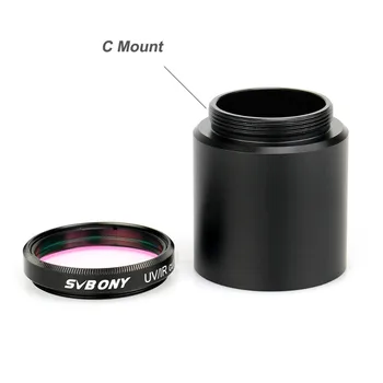 SVBONY 1.25 palcový UV/IR Cut Filter Ďalekohľad Optika Infrate Červený Filter CCD Kamera w/ C Montáž na 1.25