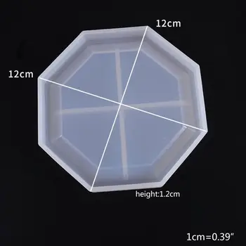 5 Ks DIY Remesiel Živice Crystal Epoxidové Formy Dráha Prívesok Odlievanie Silikónové Formy A2UA