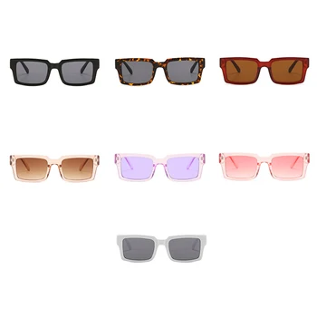 Peekaboo ružová obdĺžnikové okuliare pre ženy uv400 hnedý čierny štvorec na slnečné okuliare žena 2021 lete príslušenstvo fialová