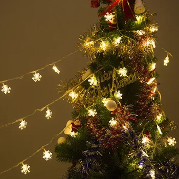 Vianočné led reťazec svetlá dekorácie Nový rok batéria rozprávkových svetiel garland 3M 6M 10M Svadobné Party dekor dovolenku Osvetlenie