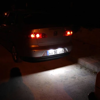 2 KS bez Chýb LED špz osvetlenie pre Seat Leon Altea Ibiza 6L Arosa Toledo 5P Cordoba Mk1 Mk2