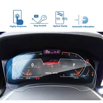 LFOTPP Auto Screen Protector Pre 3series G20 12.3 Palcový 2020 Vysokej Zápas LCD Prístrojový Displej Auto Interiéru Samolepky Príslušenstvo