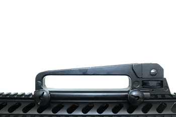 Kovová rukoväť a železničnej adaptér Combo/ Odnímateľná Rukoväť A2 Zozadu Pamiatky M4 M16 AR15 Lov Príslušenstvo