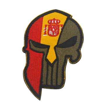 Rôzne Španielsku Vlajku Punisher Suchým zipsom Len Zápas Činnosti Nikdy Predať 1piece Ak ste ju kúpili osobitne aspoň 5 kusov